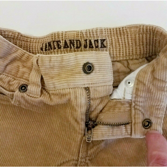 Janie & Jack Camel Retro Corduroy Pants 3-6M - Picture 2 of 5